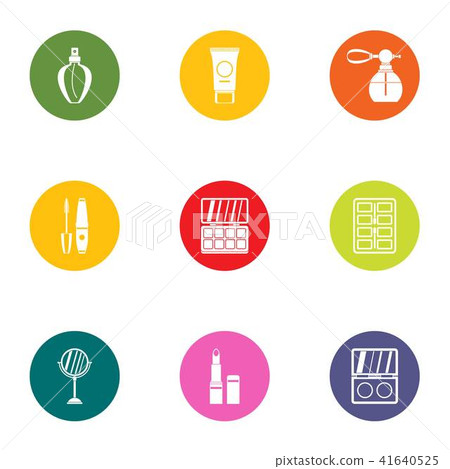 Scent icons set, flat style Scent icons set, flat style 41640525