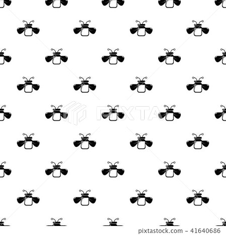 Jar bee honey pattern vector seamless 41640686
