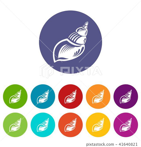 Wild shell icon, simple style Wild shell icon, simple style 41640821