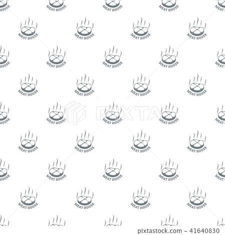 Meat house eco pattern vector seamless Meat house eco pattern vector seamless 41640830