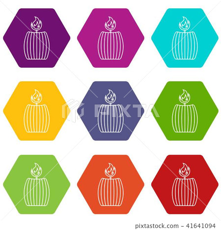 Big icons set 9 vector Big icons set 9 vector 41641094