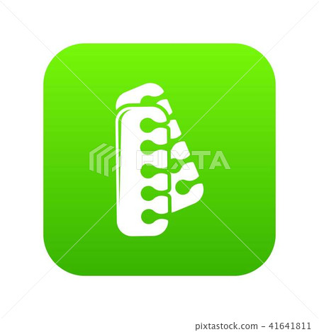 Nail foot tool separator icon green vector Nail foot tool separator icon green vector 41641811