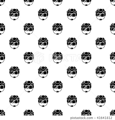 Hockey helmet pattern vector seamless Hockey helmet pattern vector seamless 41641812