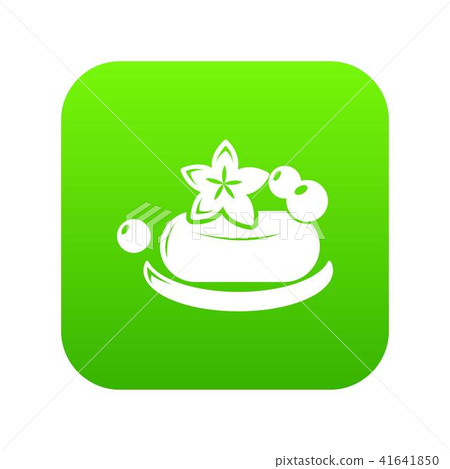 Eco spa soap icon green vector 41641850