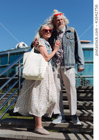 Nice happy couple standing together 41642756