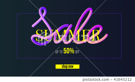 Summer sale banner, get up to fifty percent, shop Summer sale banner, get up to fifty percent, shop 41643212