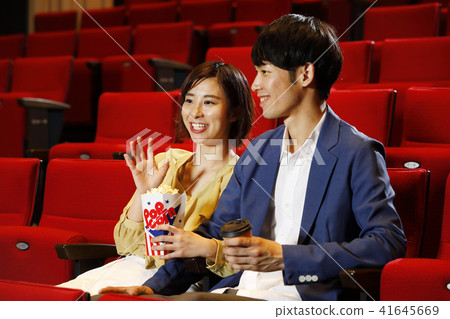 A man who enjoys a date A man who enjoys a date 41645669