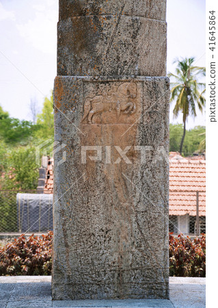 Carved figure on Manastambha, Shantinatha Basadi 41645864