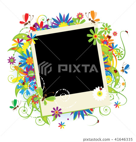 Summer holiday, insert your photo into frame 41646335