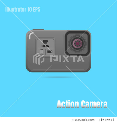 Action extreme camera vector symbol, EPS 10 41646641