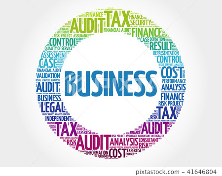 BUSINESS word cloud collage 41646804