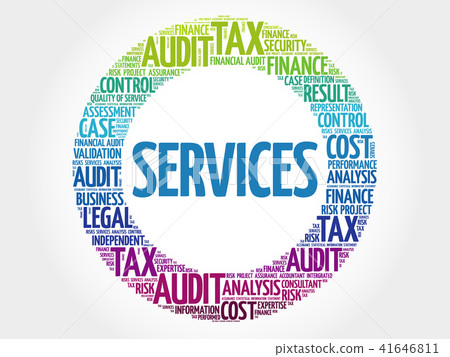 SERVICES word cloud collage SERVICES word cloud collage 41646811