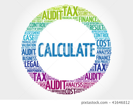 CALCULATE word cloud collage 41646812