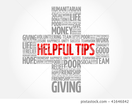 Helpful Tips word cloud collage Helpful Tips word cloud collage 41646842
