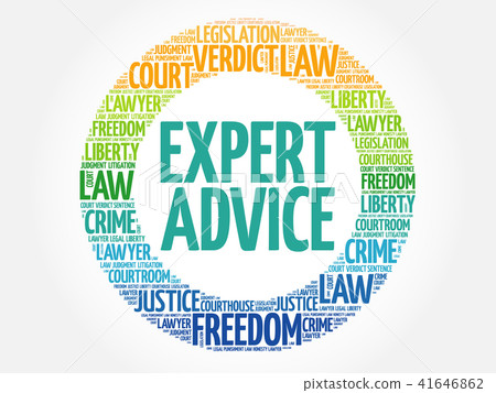 Expert advice word cloud Expert advice word cloud 41646862