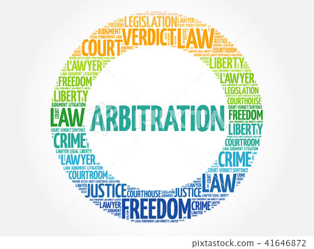 Arbitration word cloud Arbitration word cloud 41646872