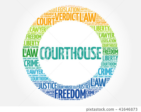Courthouse word cloud Courthouse word cloud 41646873