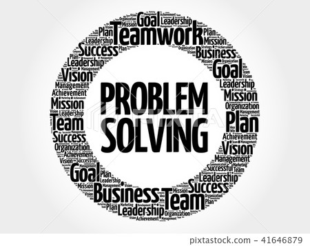Problem Solving circle word cloud Problem Solving circle word cloud 41646879
