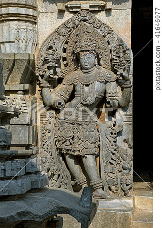 Dwarapala East entrance of Shantaleswara shrine 41646977