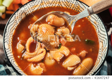 Pasta e fagioli - pasta and beans soup 41647247