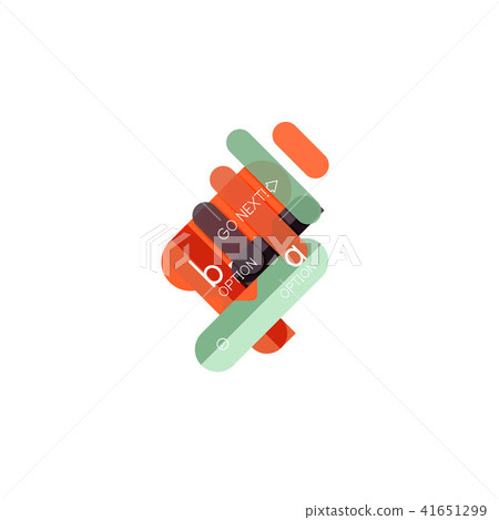 Abstract lines geometric infographic layoutAbstract lines geometric infographic layout, data 41651299