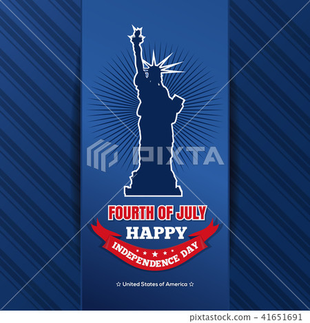 US Independence Day design. 4th of July - Stock Illustration [41651691 ...