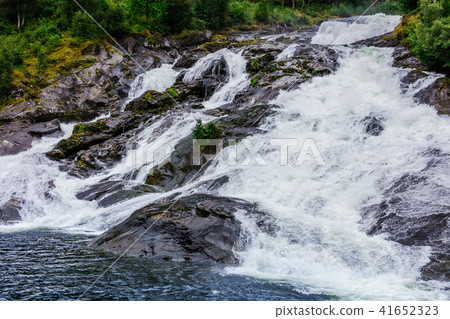 Hellesyltfossen waterfall in area Geirangerfjord 41652323