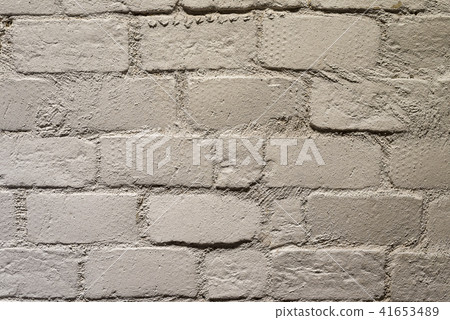 Brick white wall 41653489