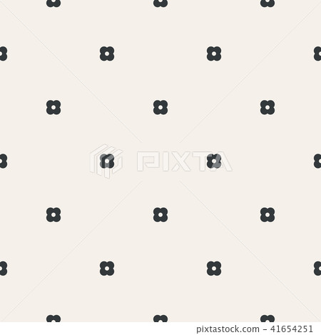 Flower sparse seamless pattern monochrome vector 41654251