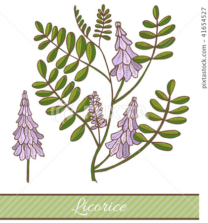 Colored Licorice in Hand Drawn Style Colored Licorice in Hand Drawn Style 41654527