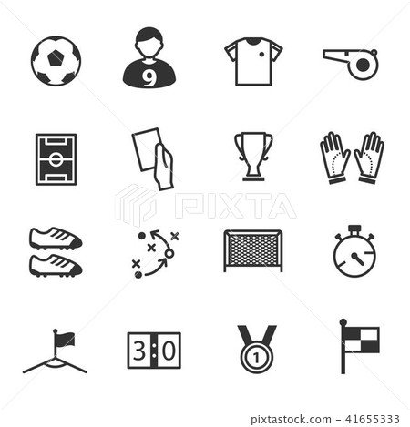 Soccer Icons Set 41655333