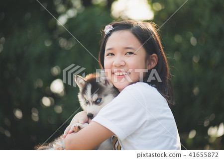 Husky Asian Girl