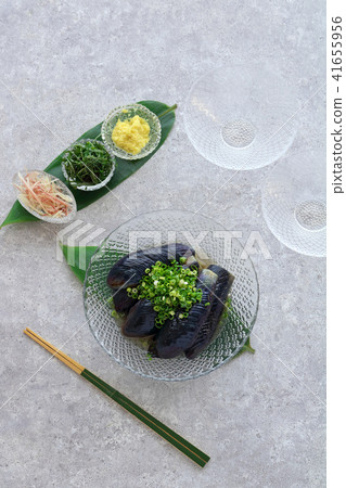 Boiled eggplant with eggplant Boiled eggplant with eggplant 41655956