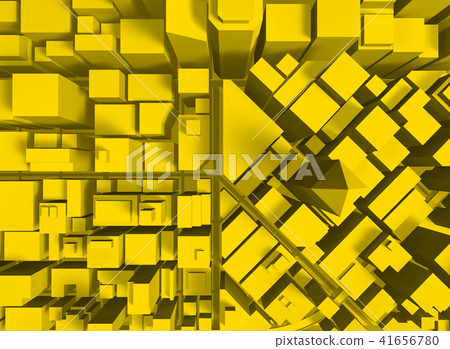 Urban background [yellow] - Stock Illustration [41656780] - PIXTA