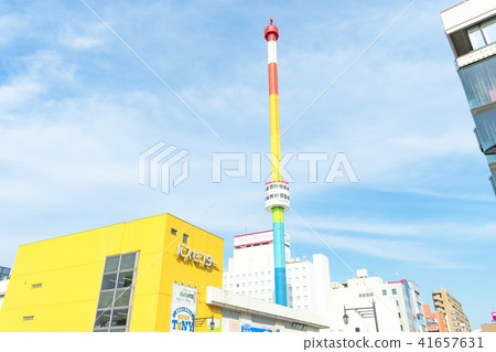 Niigata Mansei Bus System Center Building and Rainbow Tower 41657631