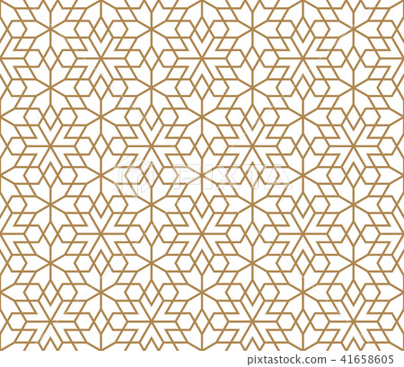 Seamless pattern based on Kumiko pattern Seamless pattern based on Kumiko pattern 41658605