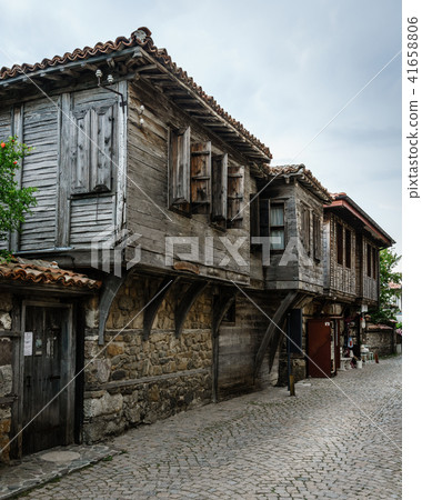 Old street in Sozopol, Bulgaria 41658806