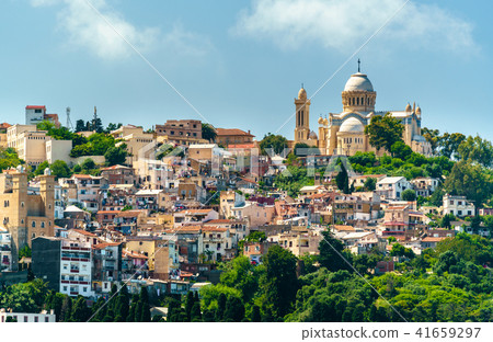 Notre Dame d'Afrique, a Roman Catholic basilica in Algiers, Algeria 41659297