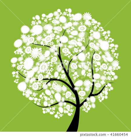 Art tree beautiful for your design 41660454