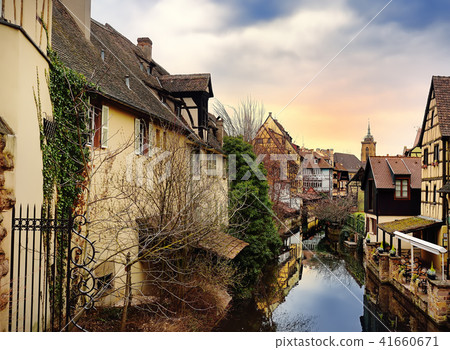 historic town of Colmar, Alsace, France historic town of Colmar, Alsace, France 41660671