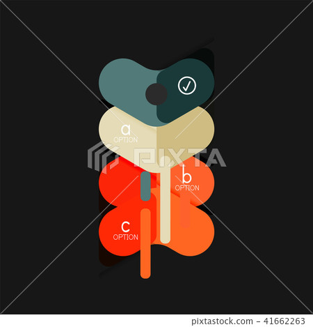 Flat design geometric infographics, arrow shape vector sticker or label, price tags, offer promotion Flat design geometric infographics, arrow shape vector sticker or label, price tags, offer promotion 41662263