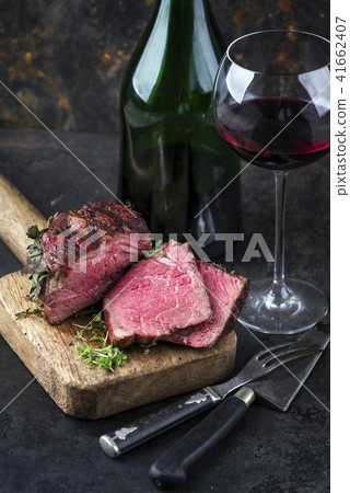 Steak, point, roast, wagyu  41662407