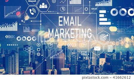 Email marketing with aerial view of city skylines Email marketing with aerial view of city skylines 41662612