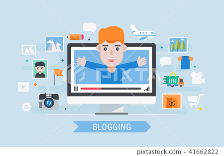 Man blogger Man blogger 41662822