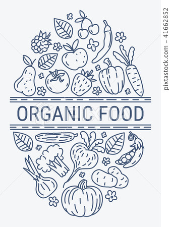 Healthy Organic eco vegetarian food 41662852