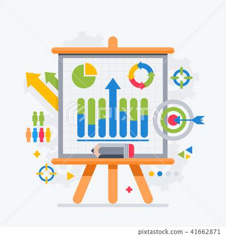 Target analytics charts on the board presentations Target analytics charts on the board presentations 41662871