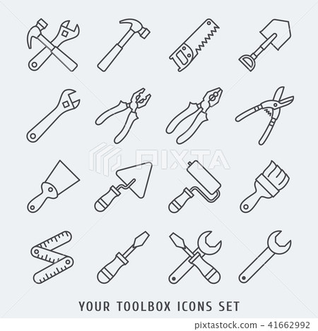 toolbox icons set toolbox icons set 41662992