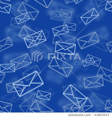 Blue mail seamless pattern Blue mail seamless pattern 41663033