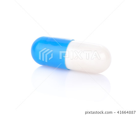 pills isolated on  white background 41664887