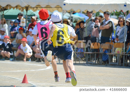 Elementary school sports festival selection relay 41666600